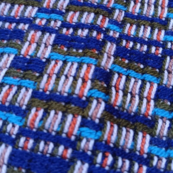 True Vintage Women's Vest Small 7/8 Top Vest 1960s Frock Mod Japan Burlap Knit - Picture 11 of 11